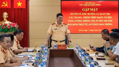 Cục trưởng Cục CSGT: Sẽ hạn chế CSGT ra đường, áp dụng AI trong kiểm soát giao thông