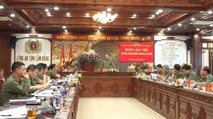 Sáp nhập Công an Lâm Đồng, Đắk Nông, Bình Thuận không để gián đoạn công việc