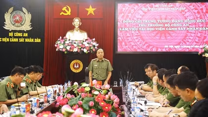 Xây dựng Học viện CSND trở thành cơ sở đào tạo Cảnh sát uy tín trong khu vực
