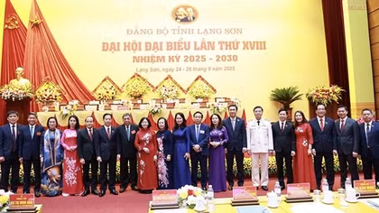 Khai mạc Đại hội đại biểu Đảng bộ tỉnh Lạng Sơn lần thứ XVIII