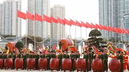 Trống hội CAND sẵn sàng cho Đại hội Thi đua yêu nước toàn quốc lần thứ XI