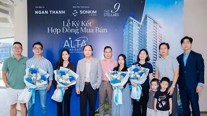 SONKIM Land chính thức ký kết hợp đồng mua bán căn hộ Alta Height tại The 9 Stellars