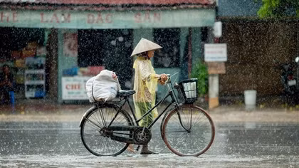 Miền Bắc bắt đầu mưa lớn cục bộ liên tiếp