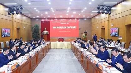 Hội nghị lần thứ nhất Ban Chấp hành Đảng bộ các cơ quan Đảng Trung ương