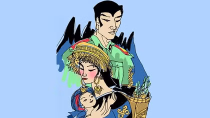 Người ở chân đèo Thung Mây