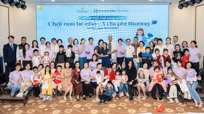 Cuộc hội ngộ của những “chiến binh nhí sinh non” từng nặng chỉ 600 gram