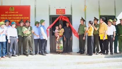 Thư cảm ơn Bộ Công an về sự hỗ trợ nhân dân khắc phục sau lũ