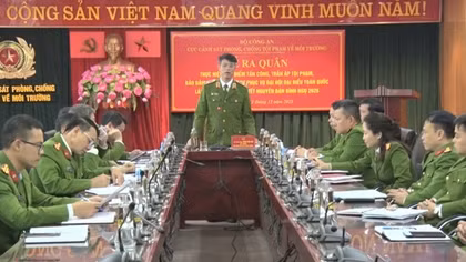 Xử lý nghiêm tội phạm về môi trường, không để bị động, bất ngờ