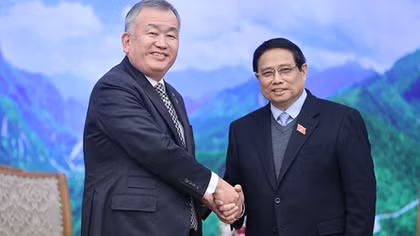 Thủ tướng Phạm Minh Chính tiếp Chủ tịch tập đoàn vận tải hàng đầu Nhật Bản