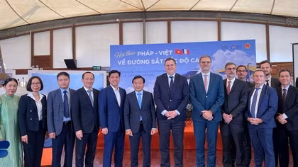 Pháp – Việt Nam chia sẻ kinh nghiệm phát triển đường sắt tốc độ cao