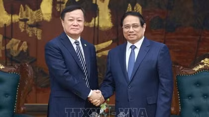 Thủ tướng Phạm Minh Chính tiếp Chủ tịch Tập đoàn tàu bay thương mại Trung Quốc