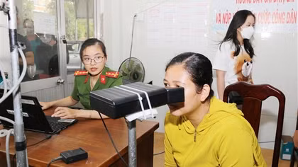 Công an tỉnh Sóc Trăng tạo điều kiện thuận lợi cấp căn cước cho người dân