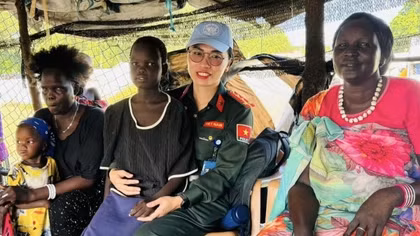 Dấu chân đầu tiên của Công an Việt Nam ở địa bàn Bor, Nam Sudan