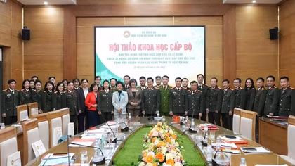 Đào tạo, hỗ trợ tìm việc làm cho hạ sĩ quan, chiến sĩ nghĩa vụ CAND xuất ngũ
