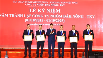 Công ty Nhôm Đắk Nông – TKV kỷ niệm 10 năm thành lập