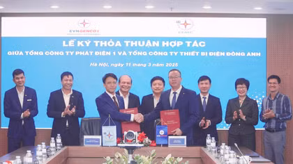 EVNGENCO1 và EEMC ký Thỏa thuận hợp tác trong lĩnh vực giám sát vận hành, bảo dưỡng sửa chữa và xử lý sự cố các máy biến áp