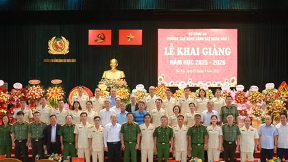 Trường Cao đẳng CSND I khai giảng năm học mới
