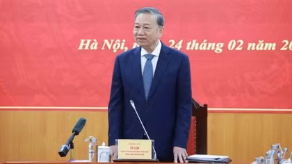 Tổng Bí thư Tô Lâm làm việc với Ban Chính sách, chiến lược Trung ương