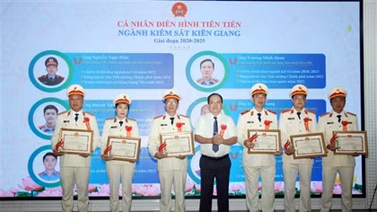 Biểu dương nhiều điển hình tiên tiến ngành Kiểm sát tỉnh Kiên Giang