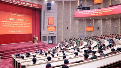 Khơi dậy truyền thống vẻ vang, nâng cao chất lượng công tác tham mưu CAND