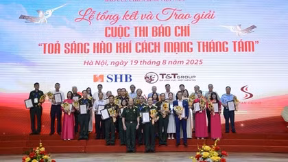 Tổng kết, trao giải Cuộc thi báo chí “Tỏa sáng hào khí cách mạng tháng Tám”
