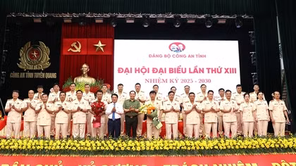 Đảng bộ Công an Tuyên Quang đề ra 3 khâu đột phá với 8 nhiệm vụ trọng tâm