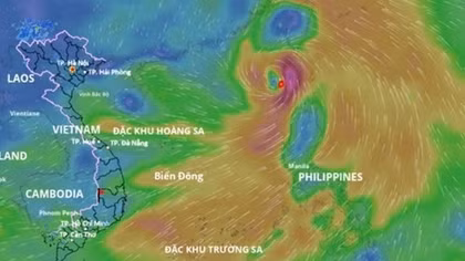 Bão Wipha vào Biển Đông, cảnh báo mưa lớn diện rộng "phủ" 18 tỉnh thành