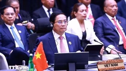 Thủ tướng bắt đầu các hoạt động tại Hội nghị Cấp cao ASEAN lần thứ 46
