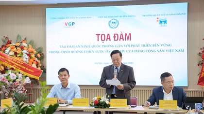 Tọa đàm về bảo đảm an ninh, quốc phòng gắn với phát triển bền vững trong định hướng chiến lược Đại hội XIV của Đảng