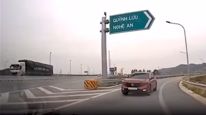 Đi ngược chiều đường dẫn cao tốc, nữ tài xế đổ lỗi do Google map