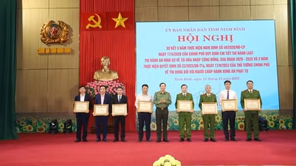 Hiệu quả công tác tái hoà nhập cộng đồng ở tỉnh Ninh Bình