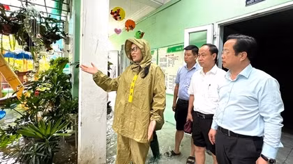 Hà Nội: 30 trường học bị ngập do hoàn lưu bão