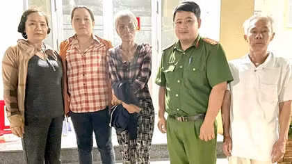 Công an xã giúp một gia đình tìm được người thân sau 7 tháng đi lạc