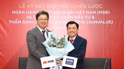 MSB hợp tác SunValue tối ưu hóa quy trình thẩm định tài sản