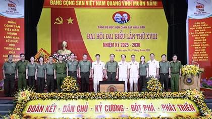 Học viện CSND phấn đấu trở thành trung tâm nghiên cứu khoa học, công nghệ, được xếp hạng trong khu vực