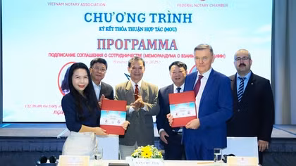 Tăng cường hợp tác quốc tế trong lĩnh vực công chứng