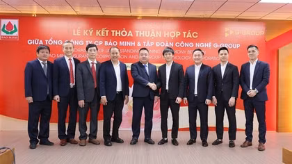 Bảo Minh ký kết hợp tác với Tập đoàn công nghệ G-Group