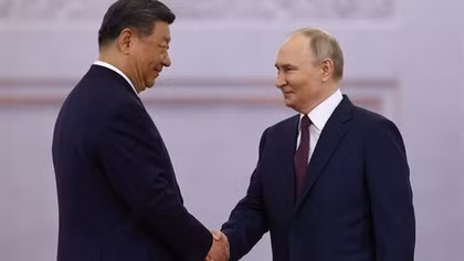 Tổng thống Putin đón Chủ tịch Tập Cận Bình, bàn về ổn định chiến lược toàn cầu