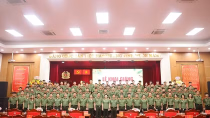 Trường Cao đẳng ANND I khai giảng Khóa K56S hệ Trung cấp chính quy