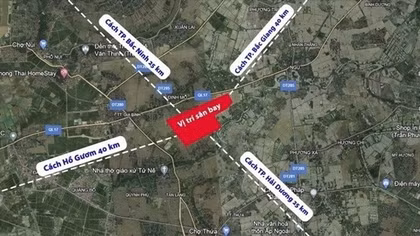 Hà Nội tăng thêm 1.036 tỷ kinh phí giải phóng mặt bằng tuyến đường kết nối tới sân bay Gia Bình
