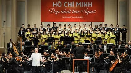 Bản hoà ca chào mừng kỷ niệm 135 năm Ngày sinh Chủ tịch Hồ Chí Minh