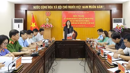 Đoàn Đại biểu Quốc hội Bắc Ninh lấy ý kiến 4 luật về tương trợ tư pháp