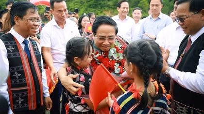Thủ tướng dự Lễ khởi công trường học tại xã biên giới của Đà Nẵng