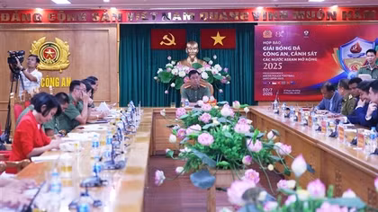 Bảy quốc gia tham dự Giải Bóng đá Công an, Cảnh sát các nước ASEAN mở rộng năm 2025