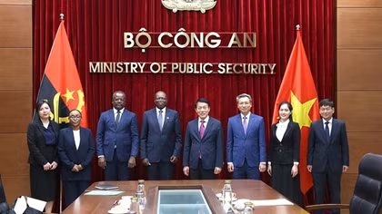 Việt Nam – Angola củng cố quan hệ hợp tác về an ninh và pháp luật
