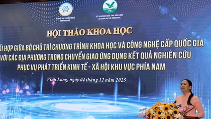 Hội thảo chuyển giao ứng dụng kết quả nghiên cứu khoa học và công nghệ khu vực phía Nam