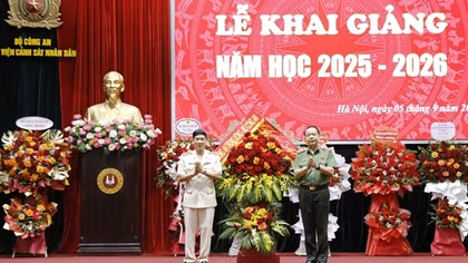 Đưa Học viện CSND trở thành cơ sở đào tạo Cảnh sát uy tín, thực hiện các nhiệm vụ quốc tế