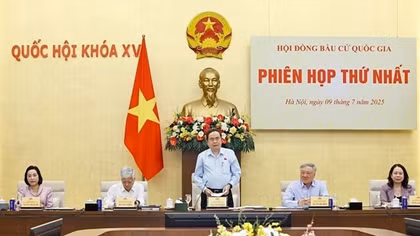 Hội đồng Bầu cử Quốc gia họp phiên thứ nhất về công tác chuẩn bị bầu cử Quốc hội