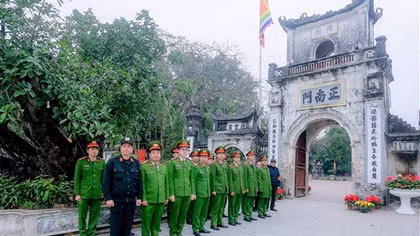 Đảm bảo ANTT Lễ hội Khai ấn Đền Trần 2025
