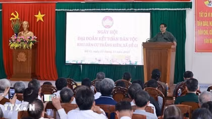 Thủ tướng Phạm Minh Chính dự Ngày hội đại đoàn kết dân tộc tại tỉnh Gia Lai